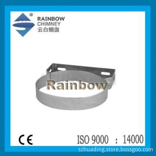 CE stove stainless steel chimney bracket
